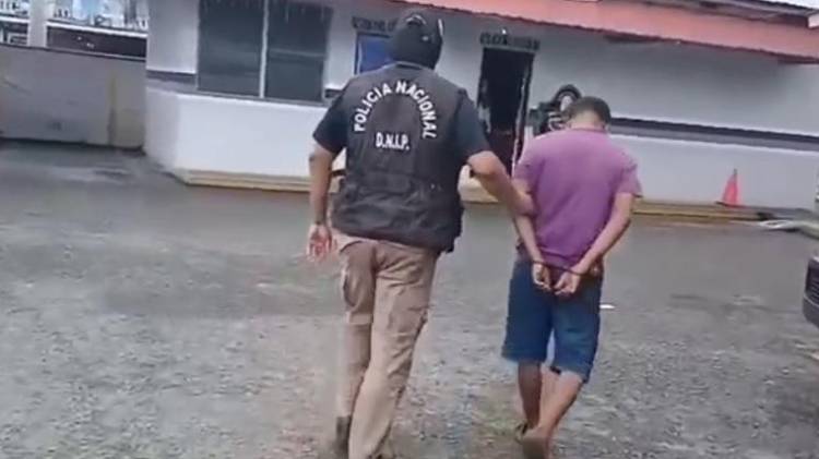 Uno de los aprehendidos durante la implementación del Plan Firmeza