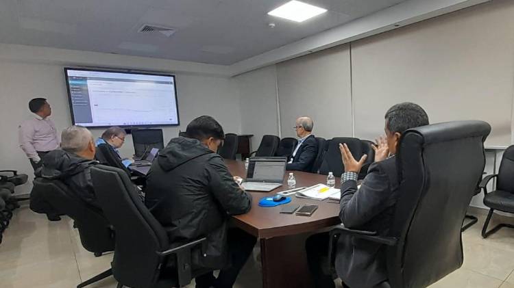 El monitoreo se realizó desde el Centro Nacional de Despacho (CND) .