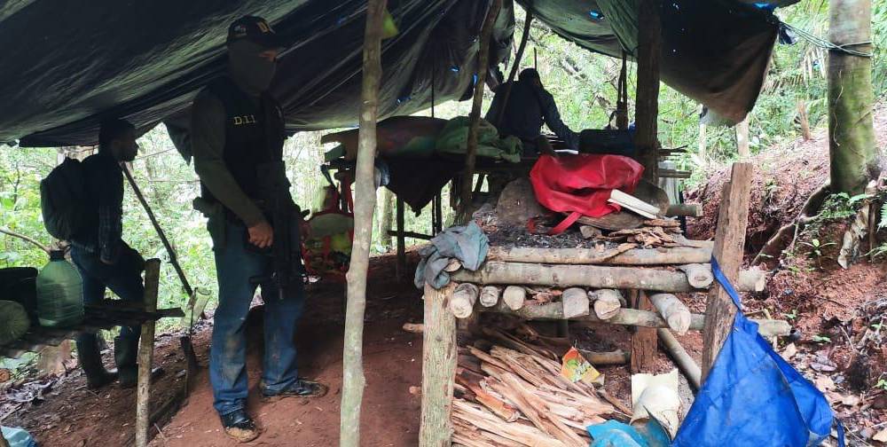 Destruyen campamento dedicado a la minería ilegal en río Terable