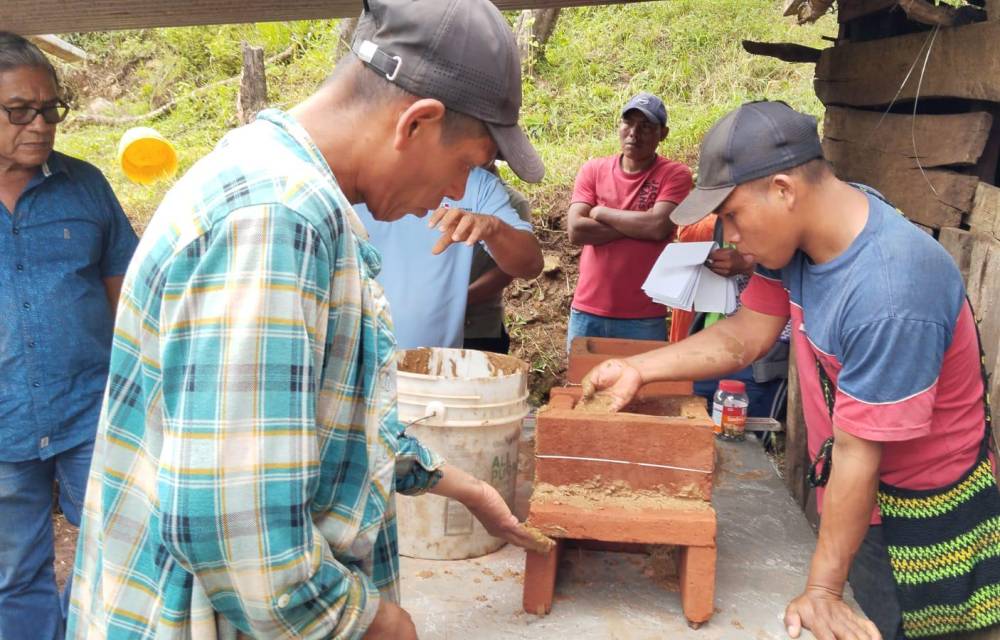 Promueven construcción de estufas ecológicas