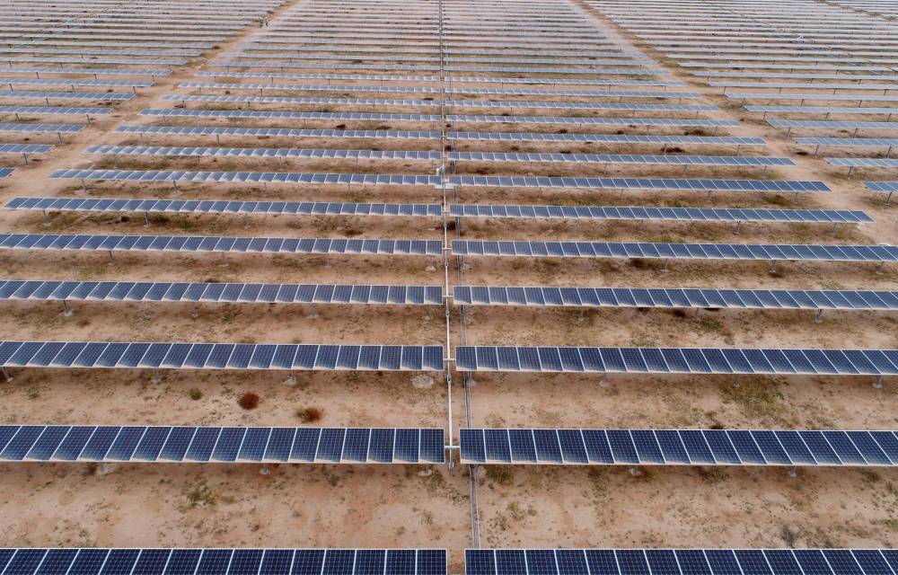 Paneles solares instalados en el municipio de Villa de Arriaga, en San Luis Potosí (México).