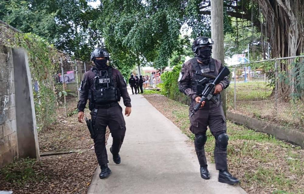 Este sábado la policía recorría el sector.