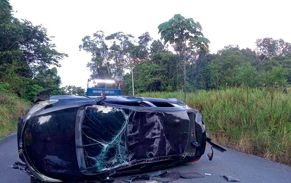 En este accidente en Coclé una adolescente de 16 años falleció tras volcarse el vehículo donde iba como pasajera.