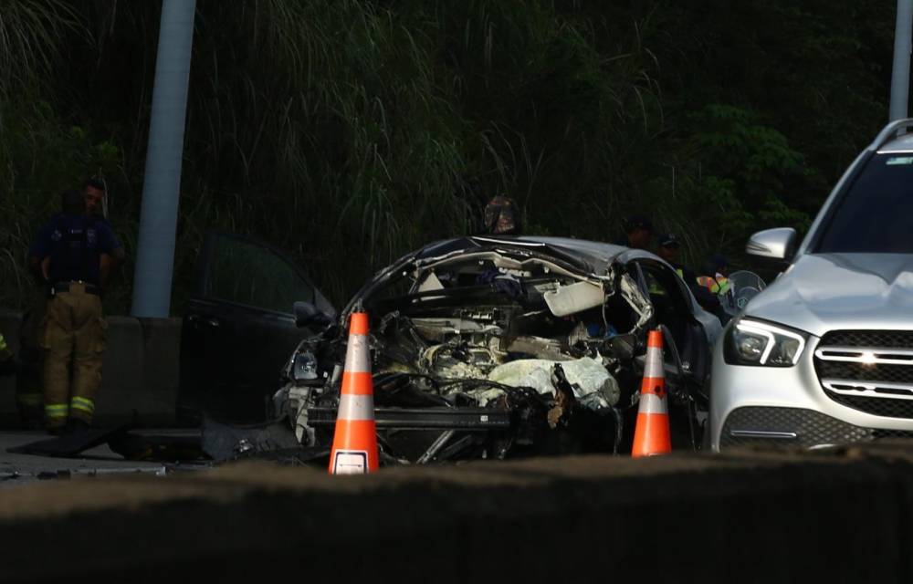 Conductor fallece en el corredor Norte al chochar con camión de concreto [VIDEO]