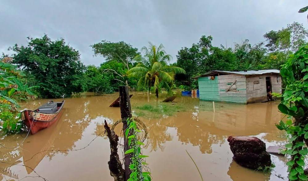 Inundaciones en Metetí, Darién.