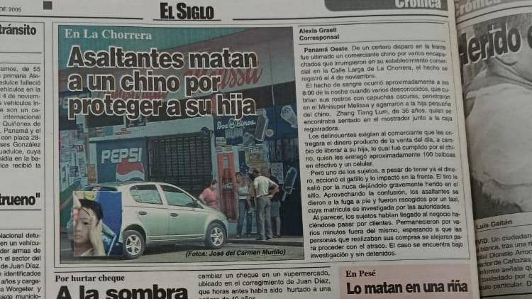 Noticia publicada en El Siglo en 2005.