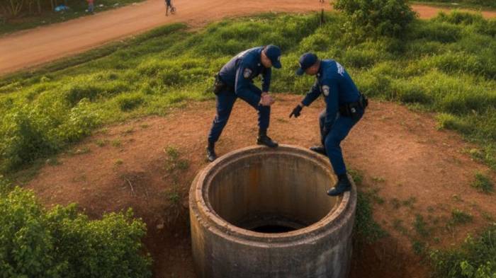El hallazgo dejó en shock a los moradores del área.