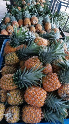 Realizan la primera exportación aérea de piña hacia China