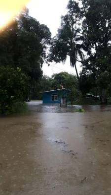 Unas 35 casas inundadas por lluvias en Chiriquí