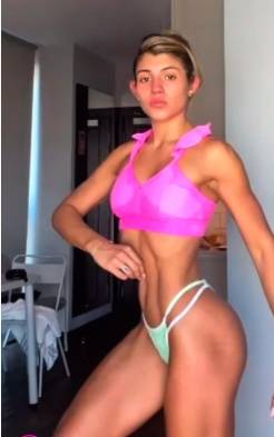 Foto capturada del video que publicó ayer Joseline Pinto.