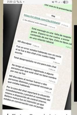 Viceministro envía foto desnudo, lo denuncian y renuncia