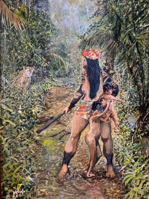 Las costumbres y tradiciones de Panamá cautivan al pintor Ernesto Córdova