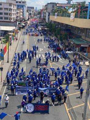 Trabajadores panameños celebran el 1 de mayo