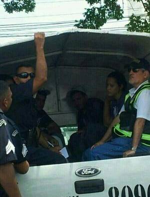 Extranjeros detenidos.