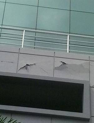 Daños en infraestructura del Hotel Ciudad de David.