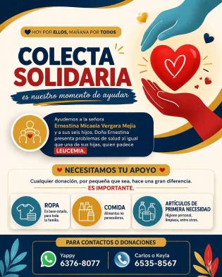 “Hoy por ellos, mañana por todos”, es el mensaje que acompaña esta campaña.