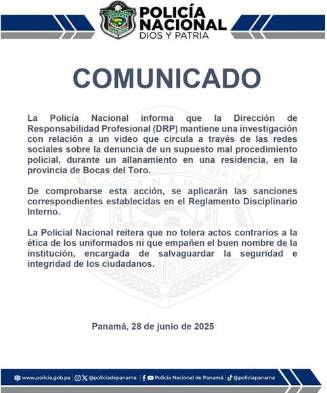 Policías en el ojo de la tormenta, una familia en Bocas vivió minutos aterradores