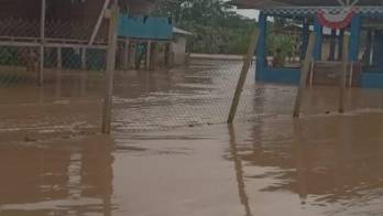 Comunidades de Tucutí resultaron afectadas por inundaciones tras crecida del río Balsa.