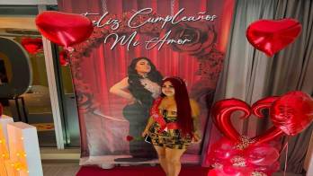 La cumpleañera también agradeció a Dios por la oportunidad.