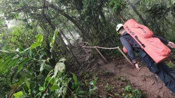El operativo se desarrolló en el Sendero La Cruz, en el distrito de Capira y concluyó con el traslado seguro de las lesionadas.
