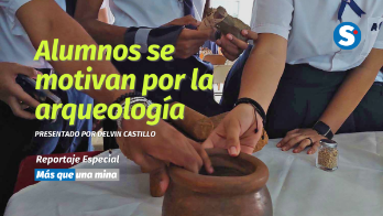 Alumnos se motivan por la arqueología