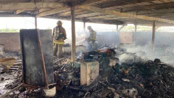 Incendio en Los Libertadores: Así quedó la azotea, hay una persona herida&nbsp;