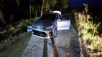 La rápida intervención permitió ubicar el automóvil.