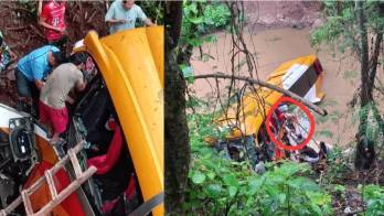 Los primeros auxilios fueron brindados por brigadistas y personal de rescate