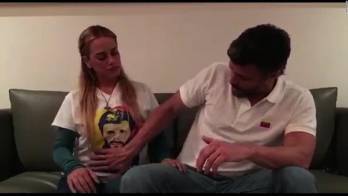 Lilian Tintori presentó a Federica, su tercera hija con Leopoldo López