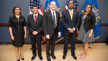 Caraballo y subdirector del FBI hablan de la lucha contra el blanqueo de capitales