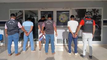 Los detenidos fueron identificados por los alias de “Burro”, “Andrecito” y “Flaco”.