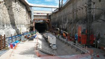 La construcción del túnel de la Línea 3 del Metro presenta un avance del 15%.