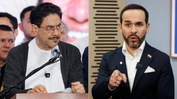 Los candidatos Iván Cepeda y Abelardo de la Espriella pasaron a segunda ronda.