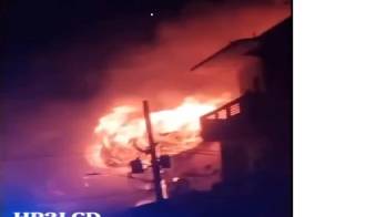 Colón: Incendio en la Calle 12