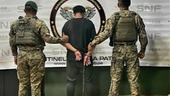 El sujeto fue capturado por los agentes del Senafront durante un operativo