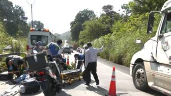Emergencias médicas llegó al sitio a prestar atención primaria.
