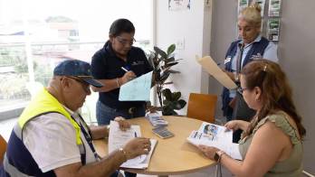 Mitradel realizó recorridos de prevención en la ciudad capital.