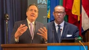 Los médicos Jarbas Barbosa (Brasil) y Camilo Alleyne (Panamá) se disputaron el cargo de director de la OPS.