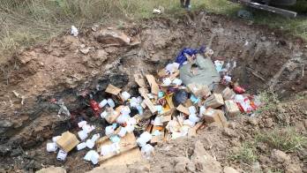 Aduanas reiteró el llamado a la población a evitar la compra de alimentos o medicamentos de contrabando o falsificados.