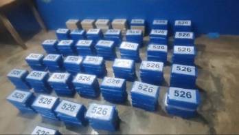 Golpe al narcotráfico: incautan 198 paquetes de droga y $60 mil