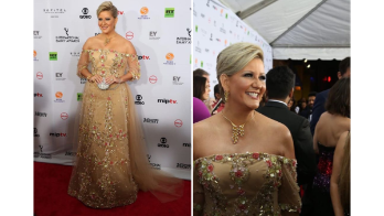 El look de la primera dama en la ceremonia del Emmy Internacional
