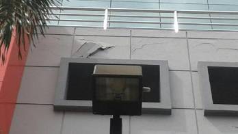 Daños en infraestructura del Hotel Ciudad de David.