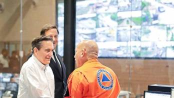 Cortizo recorre las instalaciones del Centro de Operaciones C5&nbsp;&nbsp;