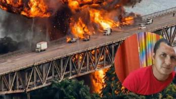 El trabajador murió tras quedar envuelto en llamas en un incendio que involucró camiones con combustible en La Boca.