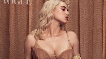 Fotos en lencería para la revista Vogue.