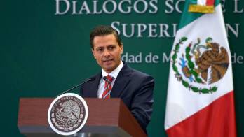 Presidente mexicano Enrique Peña nieto.