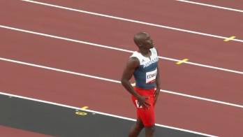 Alonso Edward no pudo clasificar a la final de los 200 metros planos