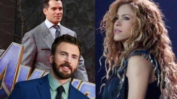 Cavill y Evans en tímido acercamiento con Shakira