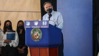 Presidente Laurentino Cortizo.