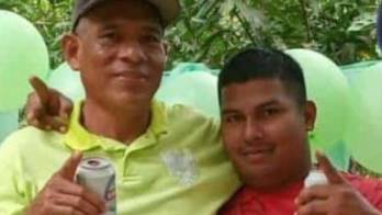 Omar García, de 30 años de edad y su padrastro Mercedes Espinoza